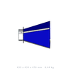 1GHz to 8GHz Quad-Ridged Broadband Horn Antenna