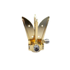5 to 70Ghz Dual polarization Open Boundary Quad-Ridged Horn Antenna /V-Female