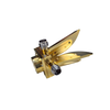 5 to 70Ghz Dual polarization Open Boundary Quad-Ridged Horn Antenna /V-Female