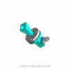 WR22 (32.9 to 50.1GHz), 10dbi Standard Gain Waveguide Horn Antenna, Flange: UG V-Female(1.85mm)
