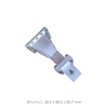 WR62 12.4 GHz to 18 GHz 10 dbi Standard Gain Horn Antenna with Radome, UDR Flange, SMA Female Connector
