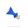 WR62 12 GHz to 18 GHz 15dbi Standard Gain Waveguide Horn Antenna SMA-Female connector Flange: UDR