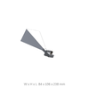WR-75 Standard Gain Horn Antenna, 10 to 15GHz, TNC-Female, 20dbi, Flange: UBR