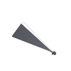 WR75 Standard Gain Horn Antenna, 10GHz to 15 GHz, 25dbi gain, UBR Flange, SMA-Female connector