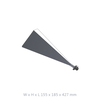 WR75 Standard Gain Horn Antenna, 10GHz to 15 GHz, 25dbi gain, UBR Flange, SMA-Female connector