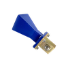 WR90 Standard Gain Waveguide Horn Antenna, 8.2 to 12.4GHz, 10dbi, SMA-Female Connector, UBR Flange