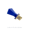 WR90 Standard Gain Waveguide Horn Antenna, 8.2 to 12.4GHz, 10dbi, SMA-Female Connector, UBR Flange