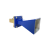 WR90 Standard Gain Waveguide Horn Antenna, 8.2 to 12.4GHz, 10dbi, SMA-Female Connector, UBR Flange