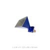 WR90 Standard Gain Waveguide Horn Antenna, 8.2 to 12.4GHz, 15dbi, SMA-Female connector, UBR Flange