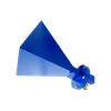                          WR137 Standard Gain Waveguide Horn Antenna, 5.825GHz to 8.2GHz frequency, 15dbi gain, UG 344/U Flange N-Female