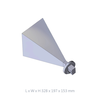 WR137 5.825GHz to 8.2GHz 20dbi Standard Gain Waveguide Horn Flange Type: 01 Antenna N-Female