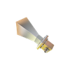 WR187 3.9GHz to 5.85GHz 10dbi Standard Gain Waveguide Horn Flange Type: 01 Antenna N-Female