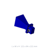 WR229 3.3GHz to 4.9GHz 10dbi Standard Gain Waveguide Horn Antenna, UDR Flange, N-Female Connector