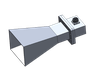WR-340 (2.2 GHz to 3.3 GHz) 10dbi Waveguide Standard Horn 71/16-Female Antenna