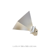 WR-650 Standard Gain Horn Antenna 1.14 GHz to 1.73 GHz, 15dbi Gain, N-Female Connector