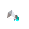WR770 960MHz to 1450MHz 10dbi Standard Gain Waveguide Horn Flange Type:01 Antenna N-Female
