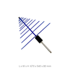 225MHz to 3000MHz Log Periodic Antenna (LPDA)