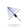225MHz to 3000MHz Log Periodic Antenna (LPDA)