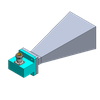                          WR112 Standard Gain Horn Antenna, 7.05GHz to 10GHz, 15 dbi gain, N-Female connector, UBR Flange