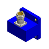                          WR112 Waveguide Coaxial Adapter, frequency from 7.05 to 10GHz, N-Female Connector, UBR Flange