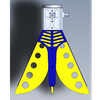                          700MHz to 6GHz Type:09 Open Boundary Quad-Ridged Broadband Horn Antenna N-Female