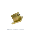 WR340 Waveguide Coaxial Adapter. UDR Flange, 2.2GHz to 3.3GHz, N-Female Connector
