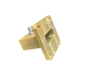                          WR90 Waveguide Coaxial Adapter, 8.2GHz to 12.4GHz, SMA-Female Connector, UBR Flange