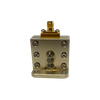 WR62 Waveguide to Coaxial Adapter, 12.4G to 18GHz, End-Lauch Adapter Flange