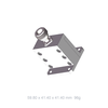 WR90 Waveguide to Coax Adapter END Launch, 8.2GHz to 12.4GHz,  N-Female Connector, UBR Flange