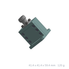 WR90 8.2 to 12.4Ghz N-Female Endlaunch Rectangular Waveguide to Coaxial Adapter Flange:UBR