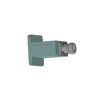WR90 (8.2GHz to 12.4GHz) N-Female Endlaunch Rectangular Waveguide to Coaxial Adapter Flange: UBR (Type: E2) (WC-090-UBR-E2-NF)