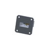 WR90 (8.2GHz to 12.4GHz) SMA-Female Waveguide Coaxial Adapter Flange: UBR (WC-090-UBR-SF)