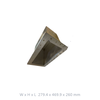 WR1500 490 MHz to 750 MHz N-Female Waveguide Coaxial Adapter Flange:type01(Aluminum)