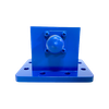 WR187 Waveguide Coaxial Adapter, frequency from 3.95GHz to 5.85GHz, N-Female connector, UDR Flange