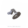 WR-19 (40 to 60GHz) V-Female Waveguide to Coax Adapter/Falnge: UG