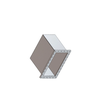 WR2100 Waveguide Coaxial Adapter, 350 MHz to 530 MHz, 7/16-Female Connector, UDR Flange
