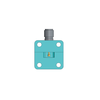 WR28 (26.5GHz to 40GHz) K-Female Flange: UBR Waveguide Coaxial Adapter (Type: A2) (WC-28-UBR-A2-KF)