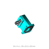 WR34 Waveguide Adapter 22 GHz to 33 GHz, Flange: PBR, K-Female Connector