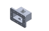                          WR340 (2.2 to 3.3GHz) SMA-Female Waveguide Coaxial Adapter Flange: UDR