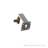 WR42(18 to 26.5GHz) K-Female Waveguide Coaxial Adapter / Flange:UBR