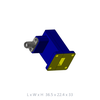 WR42 18GHz to 26.5GHz SMA- Female Connector Waveguide Coaxial Adapter Flange: type01