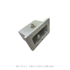 WR510 Waveguide to Coaxial Adapter, 1.45GHz to 2.2GHz, N-Female connector, UDR Flange