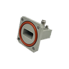WR62 Waveguide to Coaxial Adapter, 12.4G to 18GHz, N-Female Connector, PBR Flange