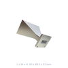WR90 Waveguide Horn Antenna Flange: UBR UG-39/U without Adapter, operating from 8.2 GHz to 12.4GHz, 15dbi gain