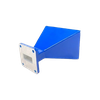 WR90 Waveguide Horn Antenna Flange: UBR UG-39/U without Adapter, operating from 8.2 GHz to 12.4GHz, 15dbi gain