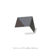 WR1500 490 MHz to 750 MHz 10dbi Waveguide Horn Antenna without Adapter, UDR Flange