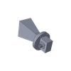 WR159 4.9 GHz to 7.05 GHz 10dbi Waveguide Horn Antenna without Adapter, UAR Flange
