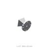 WR19, 40 to 60 GHz, 15 dBi Waveguide Horn Antenna without adapter, Flange: UG