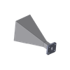 WR28 Waveguide Horn Antenna, 26.5 GHz to 40 GHz, 20dBi, UBR Flange