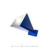 WR284 Waveguide Horn Antenna (without adapter), 2.6GHz to 3.95GHz frequency band, 10dbi gain, UDR flange
